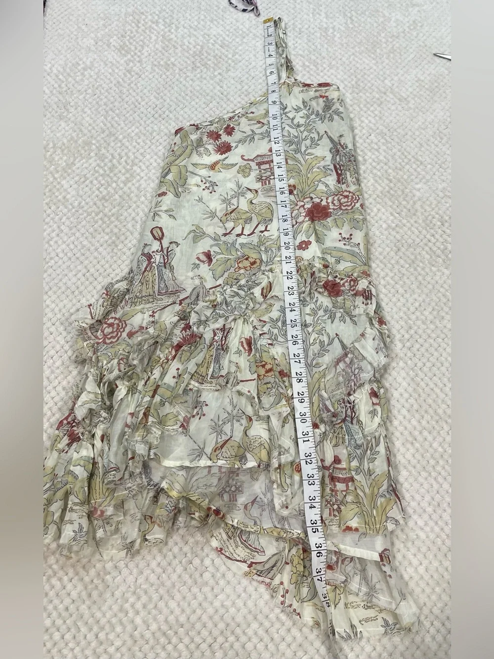 Krista Larson Lagenlook Charming/Asian Toile Slip Cami / Tunic Dress - One Size - Picture 8 of 11